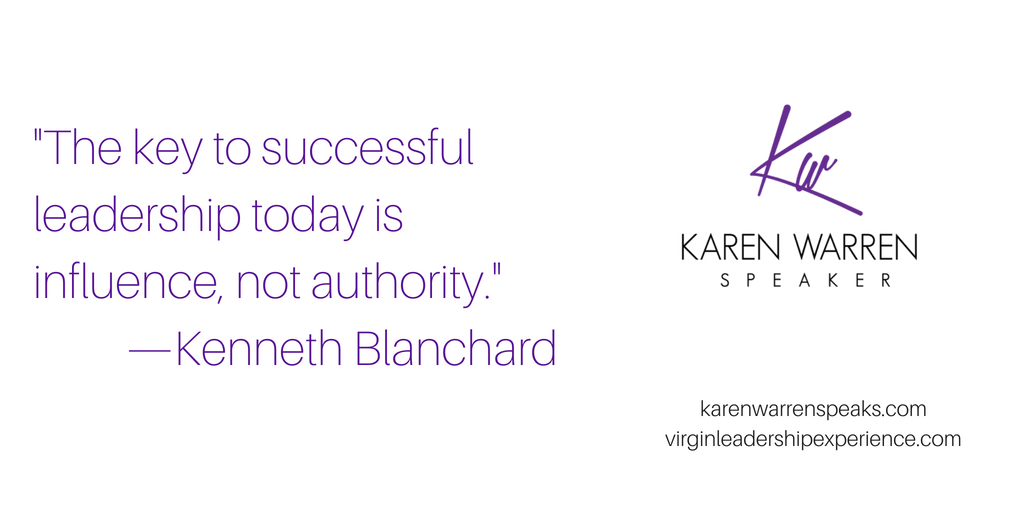 KarenCoaching's tweet photo. "The key to successful leadership today is influence, not authority."   -Kenneth Blanchard  #leadership #speaker #KarenWarrenSpeaks  https://t.co/mGuiSKSKFo https://t.co/lVyN69lm6H