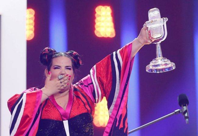 Stereo_Mary's tweet photo. #ESC2018 @Eurovision The show was amazing🎆 My belated congrats, @NettaBarzilai #Israel ! 🎉❤️ This is a well-deserved victory👍🏻 #Eurovision #AllAboard https://t.co/emv4I1z6Ni