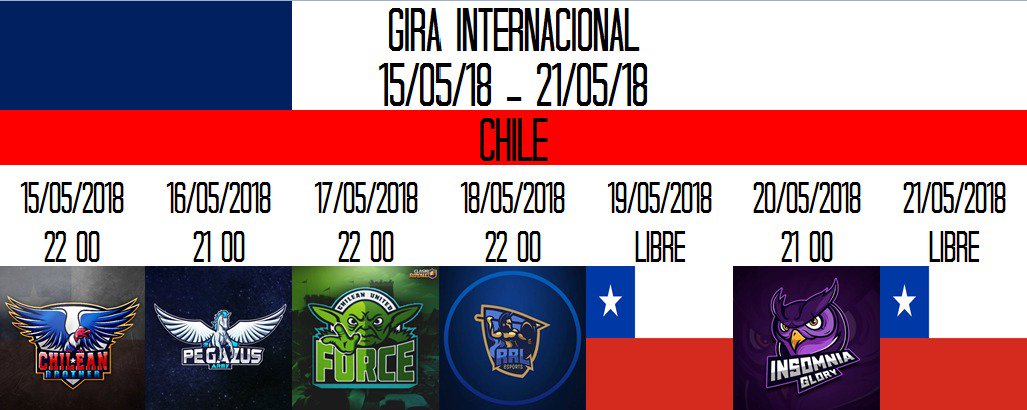 🌎• Luego de haber culminado la etapa en Uruguay, aterrizamos en tierras chilenas para medirnos ante equipos de primera clase.
¿Cuál crees que será el rival más complicado?

¿Te bancás la Gira? #BringItOn 🐂