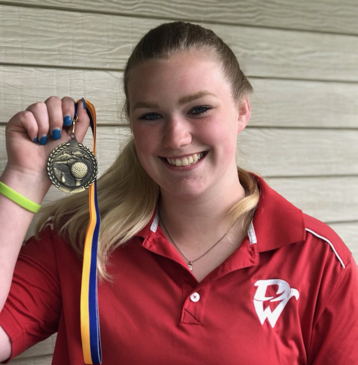 Congratulations Kelly Wohlers for winning the JV City Tournament on Friday at Duck Creek Golf Course.