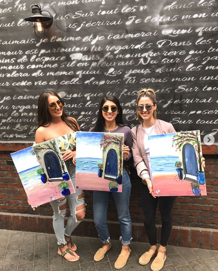 BObeaurooftap's tweet photo. Paint &amp; sip with friends at #bobeaurooftap Mondays at 7pm &amp; Saturday-Sunday at 1pm #dinecrg https://t.co/wZo7AS5JGC