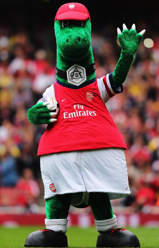 ourlotpod's tweet photo. In keeping with the large clear out, can we get a new mascot
#GunnersaurusOut https://t.co/APd51ihhK9