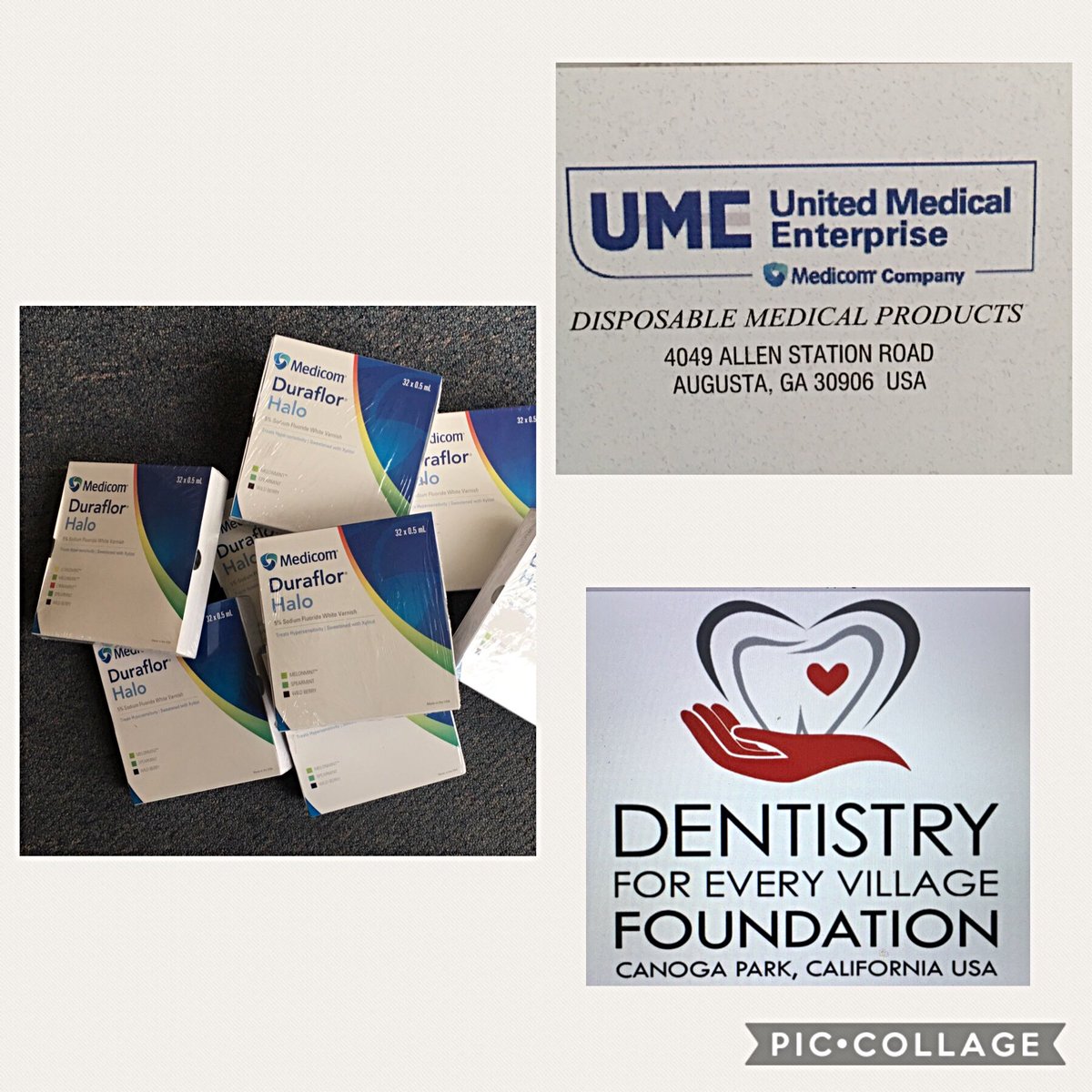 Thank you United Medical Enterprise of Augusta, Georgia for the fluoride varnish donated for our charity dental mission in the Philippines next month. More than 250 patients will benefit fron the donation!!  #givingsmiles #charity #dentalmissions #helpinghands #nomorecavities