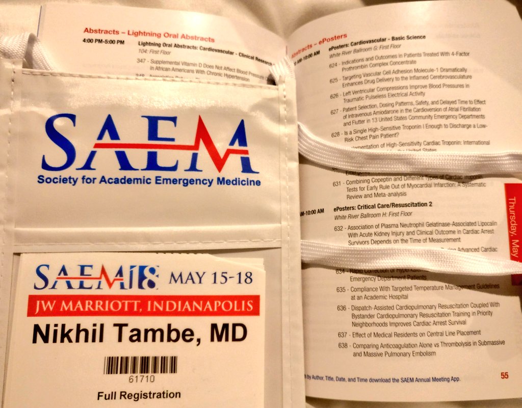 nikhil16mar's tweet photo. Registration done #SAEM18. Eager to experience the EM treat @SAEMonline @FOAMed_India #FOAMed #EMIndia https://t.co/PqJKxqKpPt