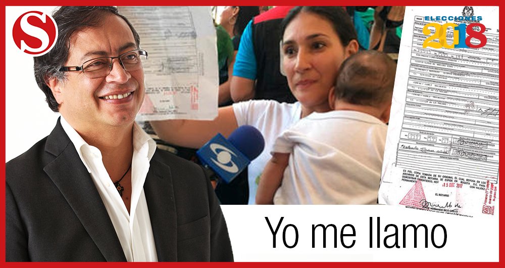RevistaSemana's tweet photo. #Confidenciales | Bautizó a su hijo Gustavo Petro en honor al candidato presidencial https://t.co/7K89kx7KuR https://t.co/5jVrVVqY5P