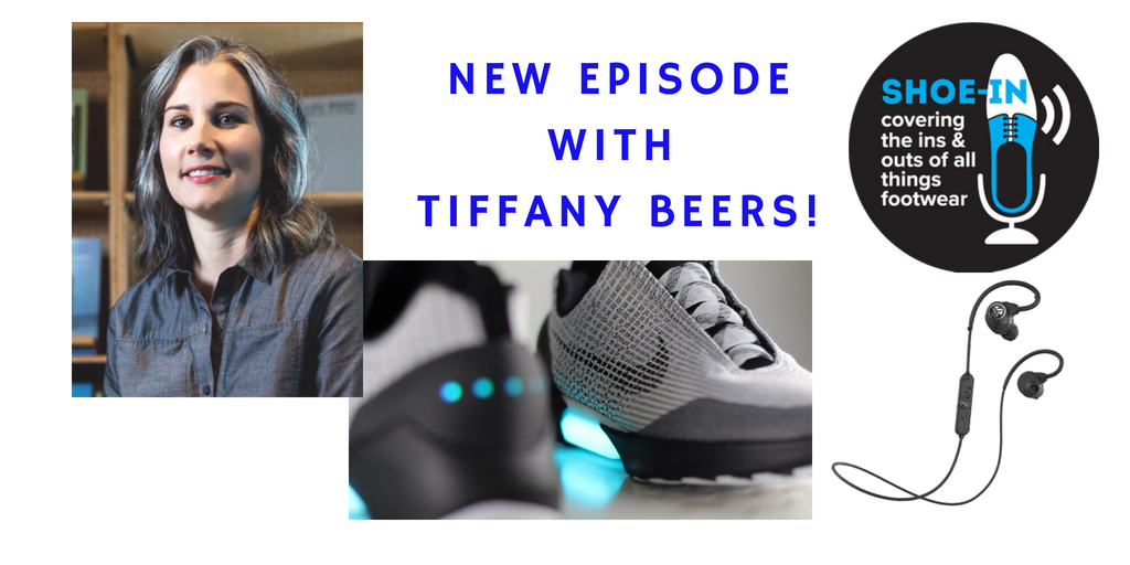 shoeinshow's tweet photo. Latest @shoeinshow episode featuring the dynamic @TiffanyBeers, lead innovator for #NikeHyperAdapt! Listen to her chat about footwear innovation & the challenges brands face in developing innovative products! Sponsored by @ShoeCarnival https://t.co/2gik1n6rdN #footwear #design https://t.co/sAmzEsLA2V