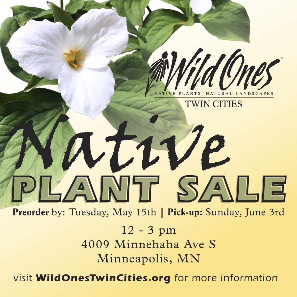 Order ASAP! Our 12th Annual Plant Sale offers 6 collections and 20 individual species for pre-order. All pre-orders are grown by a local nursery and are neonic-free. We will also have a limited selection of additional native plants donated by WOTC members available to purchase.