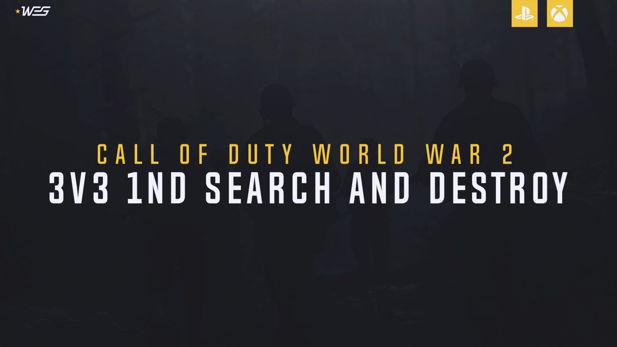 3v3 1nD Search and Destroy
#CODWWII

⏰ - Begins in 30 Minutes!
💰 - 5 Credit Entry
💸 - Instant Prize Claims

Sign Up - playweg.com/tournament/000…