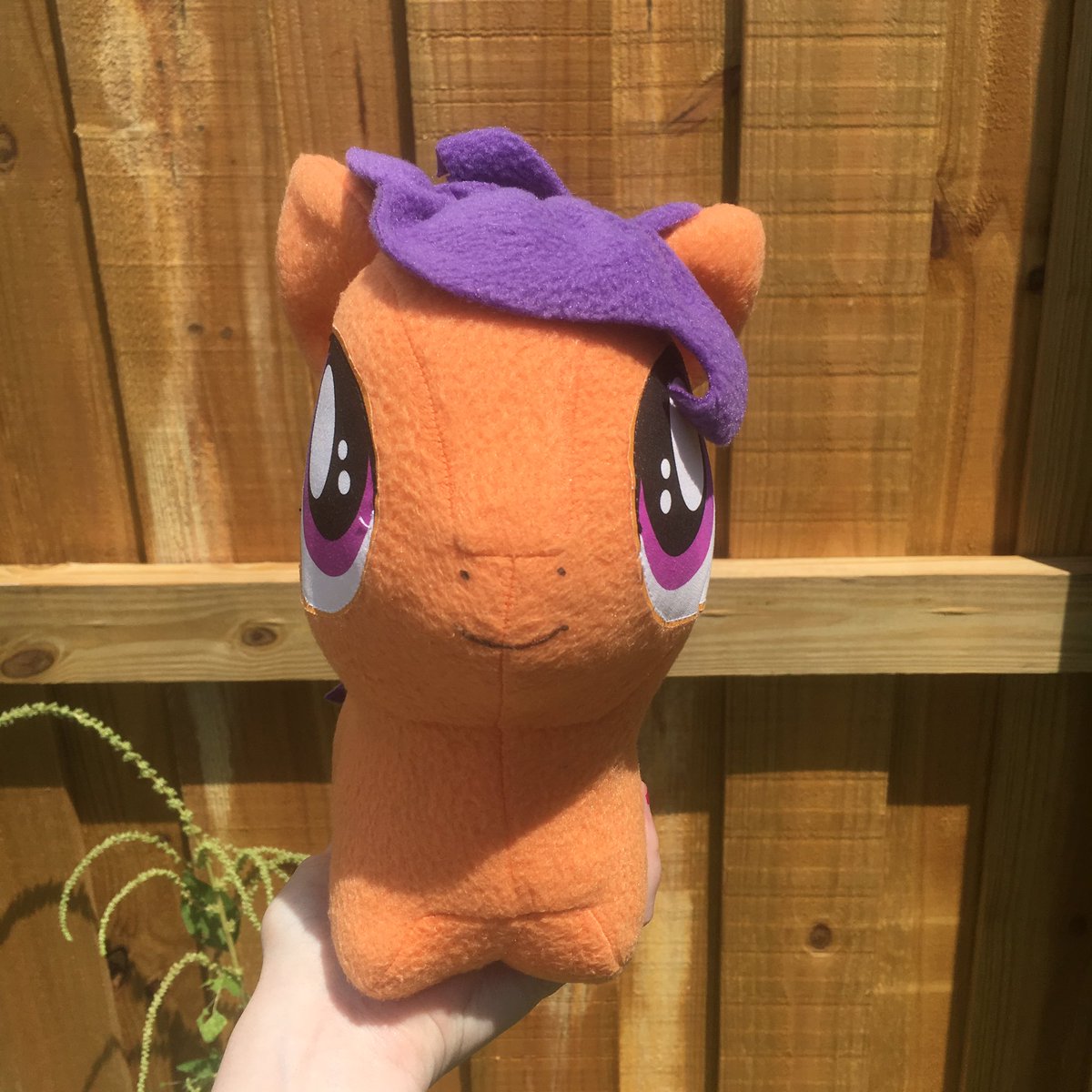 KrazyKariana's tweet photo. Cutie Corral Scootaloo plush! @Deadparrot222 would probably like to see this, hehe https://t.co/459pZDRKF5