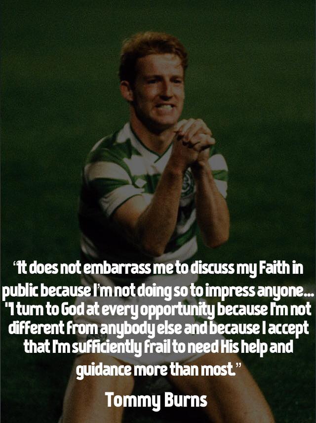 10 years ago Tommy Burns a Celtic FC legend passed away. Not only remembered for his great footballing skill but also his great love for God, the sacraments and the Catholic Church. 
The way he lived out his life crossed traditional rivalries and he was loved by many #tommyburns
