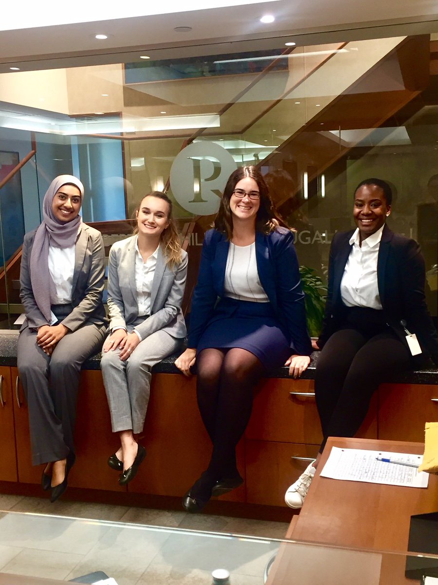 PRHMstudents's tweet photo. Welcome to our @PRHMLaw Summer Students - Méliane, Lise-Anne, Aisha &amp; Colleen - Bienvenue chez Perley-Robertson, Hill &amp; McDougall LLP/s.r.l. @uocommonlaw @queensulaw https://t.co/f1JMfBuojX