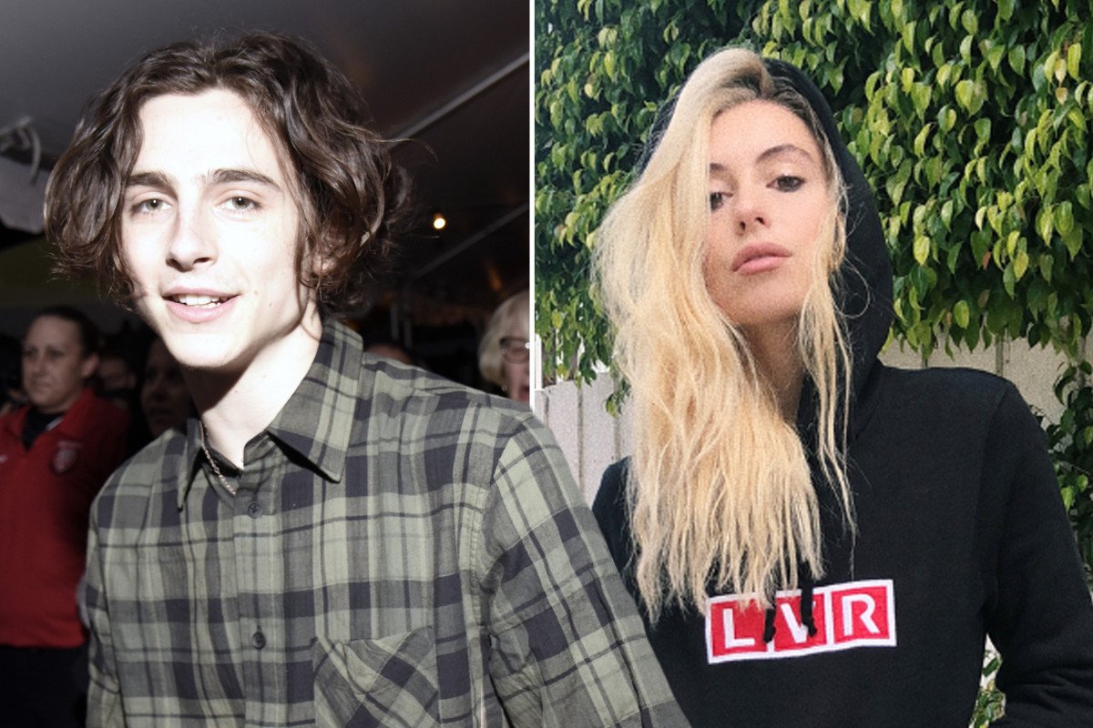 PageSix's tweet photo. Timothée Chalamet’s blond makeout buddy revealed https://t.co/txuHP36QYh https://t.co/UfLBKhjZMC
