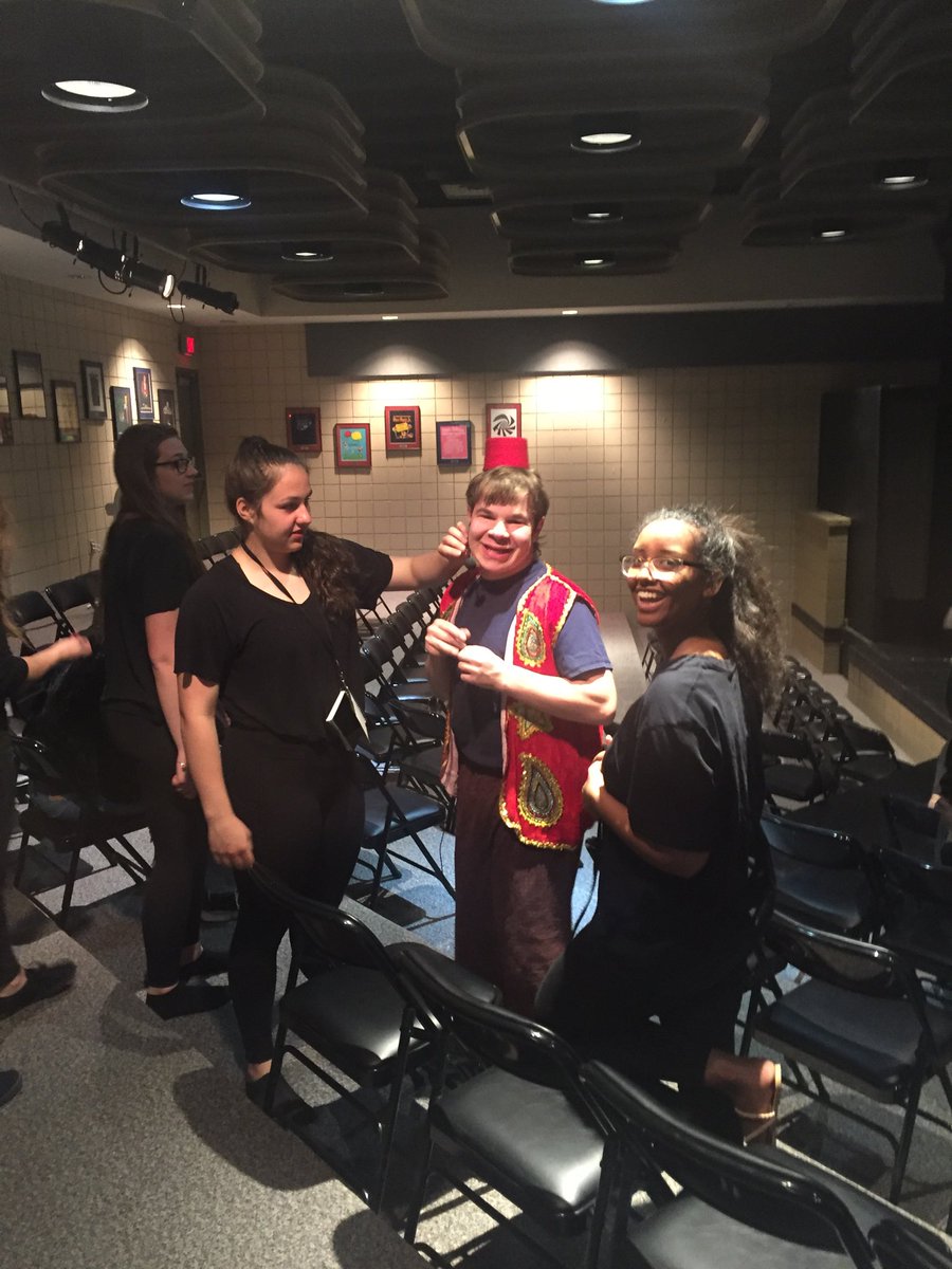 artsnut's tweet photo. That’s Possible Theatre preparation!  Riffel!  Break a leg. https://t.co/UmlxVOOEMt