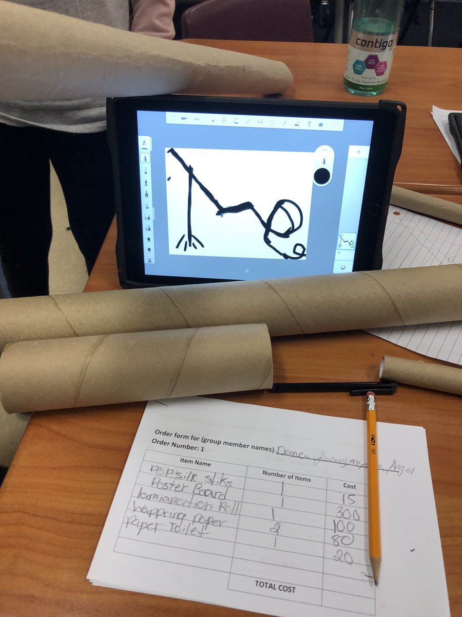 #6thGrade @SD_Eagles roller coaster projects underway!!! #ForcesInMotion #MathematicBudgeting #DecaturProud