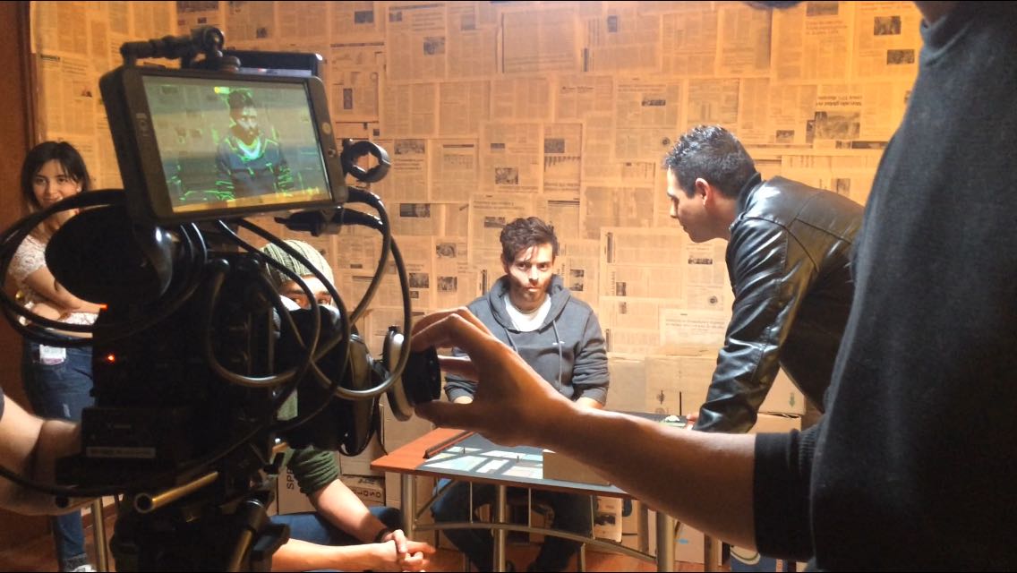 CineUPMX's tweet photo. Fotos del detrás de cámaras del cortometraje TALIÓN. ¡Muy pronto en la Tercera Muestra de Producción Cinematográfica! https://t.co/dhql707JQ7