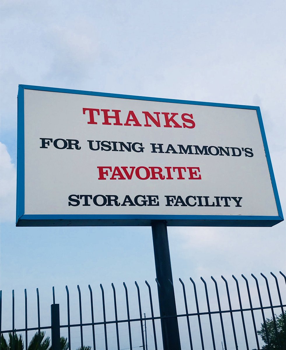 We Aim to please. #selfstorage #hammondla