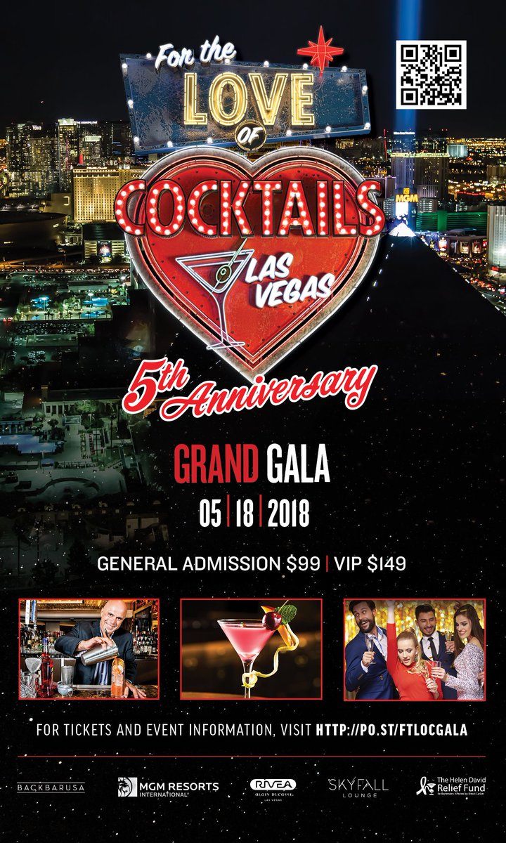 LoveOfCocktails's tweet photo. There are only a few days left! Join us as we celebrate the art of mixology with limitless handcrafted cocktails, delectable bites and stunning views of the Las Vegas Strip at Skyfall Lounge and Rivea on May 18! 🍸🍹
Get your tickets now at https://t.co/l9S3GHj8vI. https://t.co/FAb88pIsmW