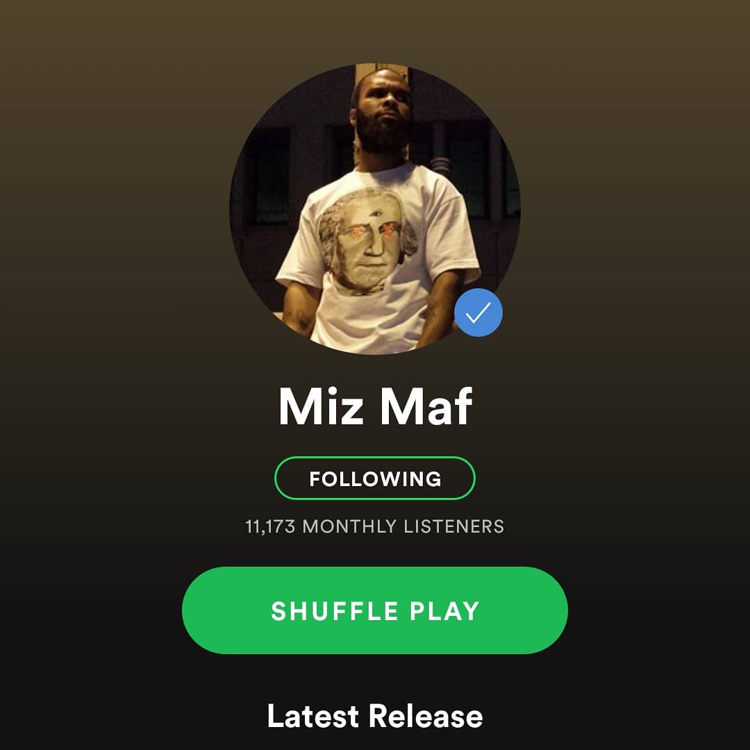 StreetSpittas's tweet photo. Follow &amp; Stream @MizMAF on @Spotify  Now!! #2018 #TwentyEighteen #MMM #MizMAFMondays #OSSR #OSSR4LIFE #MoneyandFamily https://t.co/kKGyhvzzde