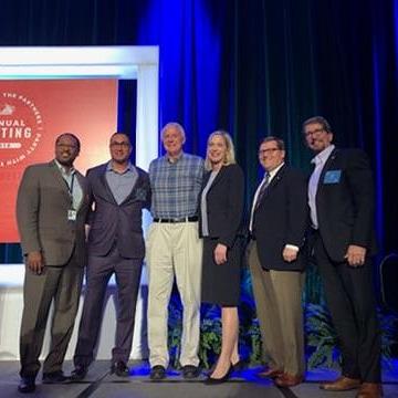 OmarMKE1's tweet photo. Had a great time representing @visitmilwaukee as the Chairman today. Feeling good about the politicals supporting our mission. The end goal is to complete our convention center! https://t.co/2eSY7Zutoj