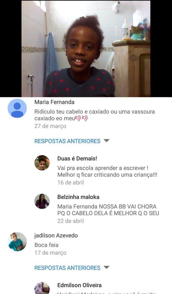 carolinnega's tweet photo. apresento a vocês minha mais nova YouTuber favorita. 
uma garotinha negra precisa nascer forte. https://t.co/pzvWuV6HX9