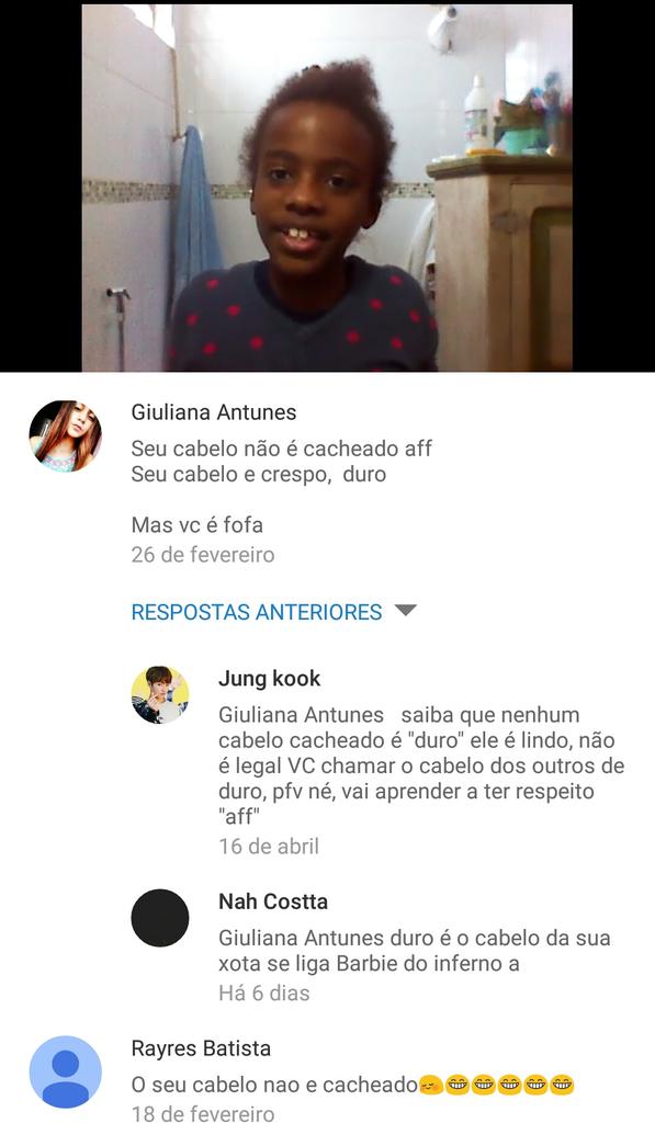 carolinnega's tweet photo. apresento a vocês minha mais nova YouTuber favorita. 
uma garotinha negra precisa nascer forte. https://t.co/pzvWuV6HX9