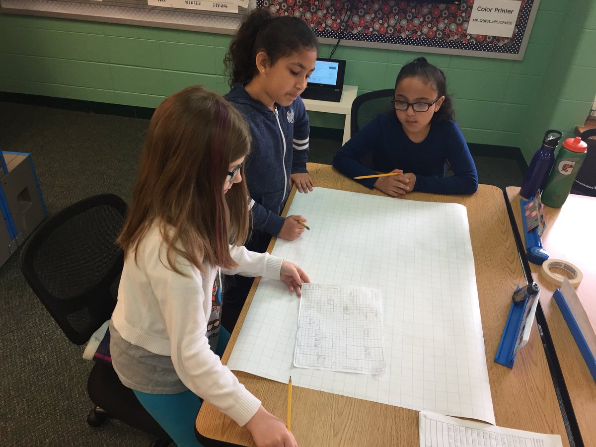 JessiJohnsonj's tweet photo. Our zoos are coming along!  Design, math calculations and creativity are just a few of the elements we are hitting with this project. It’s a noisy room but 100% productive! #questelem #rasdinnovate #ripon3rd #mpqtigerway https://t.co/VyUAkzjE3P