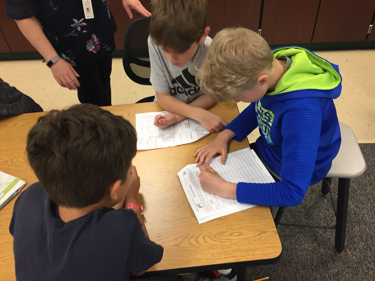 JessiJohnsonj's tweet photo. Our zoos are coming along!  Design, math calculations and creativity are just a few of the elements we are hitting with this project. It’s a noisy room but 100% productive! #questelem #rasdinnovate #ripon3rd #mpqtigerway https://t.co/VyUAkzjE3P