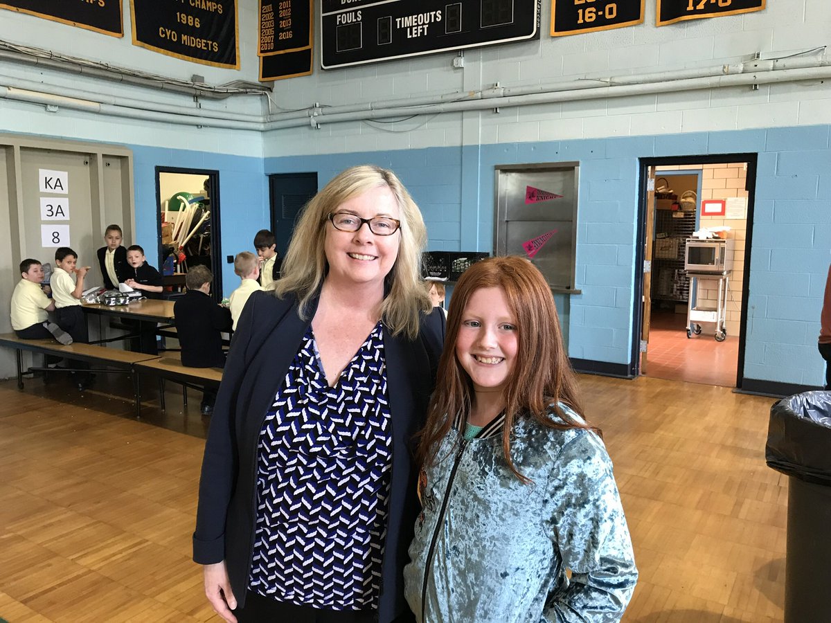 AnnunciationCW's tweet photo. Our principals for a day did a fantastic job, morning meeting, reading to students, making announcements and more! https://t.co/VGUHD7ZakF