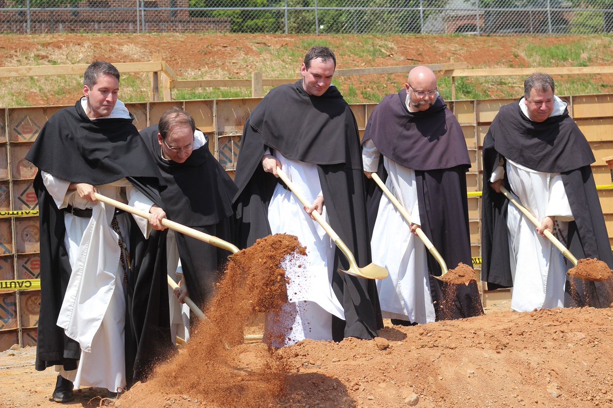 CatholicHoos's tweet photo. The Ceremonial Groundbreaking to pave the way for our new church construction was today! 

Thank you Bishop Barry Knestout and the @RichmondDiocese and Very Rev. Kenneth Letoile O.P. and @opeast https://t.co/qT6FocPBdi