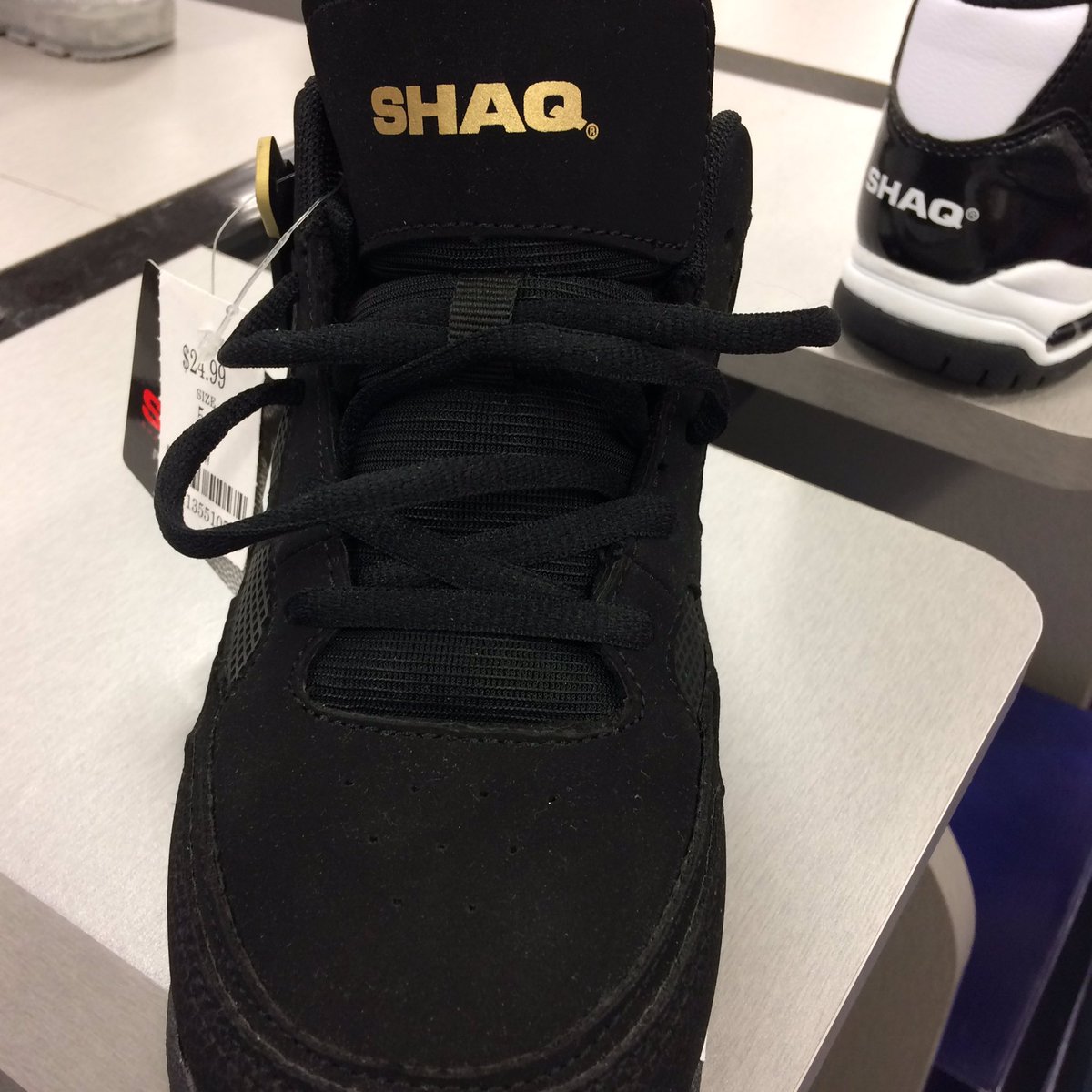 SECUREASQUAD's tweet photo. @SHAQ had to get my son (2) pair of your sneakers big bro https://t.co/BUHFGxQHpd