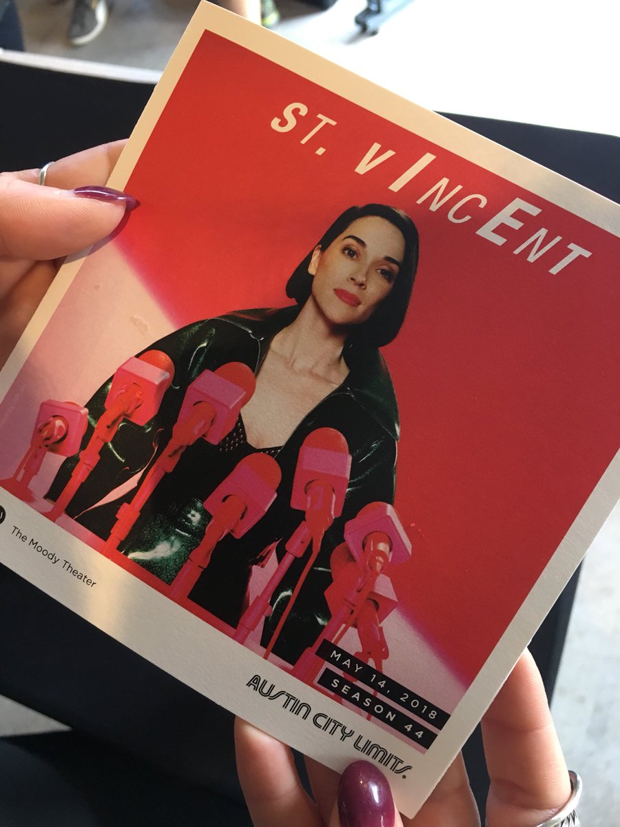 WingedSunPro's tweet image. Catching @st_vincent tonight @acltv !!! Thank you @klru #acltv 🤘🌞