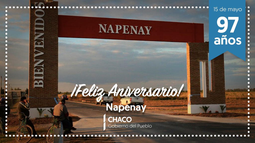 domingopeppo's tweet photo. Un gran saludo para los ciudadanos de #Napenay en sus 97º Aniversario.

¡Feliz cumpleaños y a seguir creciendo! https://t.co/CqS8XlTOXz