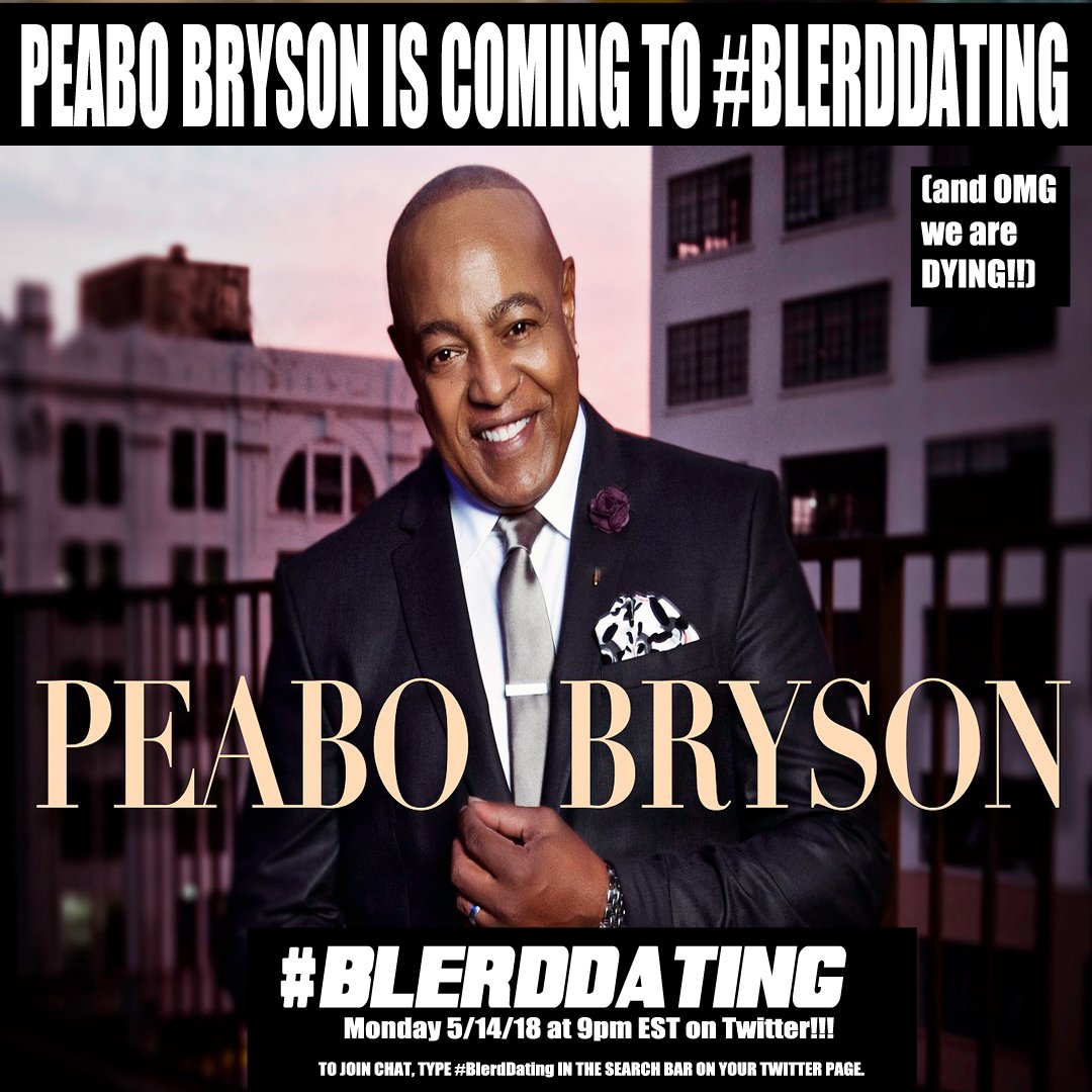 Did you know that two of the dopest, most prolific hitmakers on the planet --the 1 & only @flytetymejam & @TLSOUNDOFF - produced @PeaboBryson2 's new record? Sheer DOPENESS!! This is legendary status. Yes, Peabo will be telling us all about it tonight!! So excited!! #BlerdDating