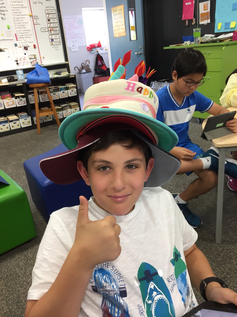grade5asij's tweet photo. Happy Hat Day! https://t.co/7cPc5OjfJx
