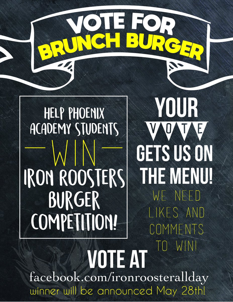 phoenixaacps's tweet image. Follow this link &amp;lt; click the BRUNCH BURGER picture &amp;lt; click LIKE for BRUNCH BURGER to help us get our recipe on Iron Rooster menu
facebook.com/media/set/?set…  #IronRooster #burgernight #aacpsawesome