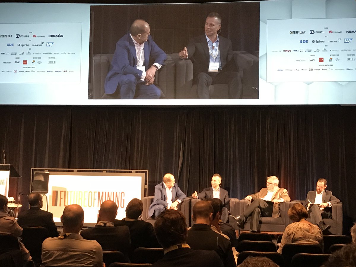 Unearthed_S's tweet photo. "The #skills, #funding &amp; industry connections #accelerators deliver are allowing #startups to take many more shots on goal" @JustinStrharsky on how #startups are influencing the way #mining companies adopt #technology &amp; deliver value on #FOMSydney keynote panel #FutureofMining https://t.co/saGBNNSIm0