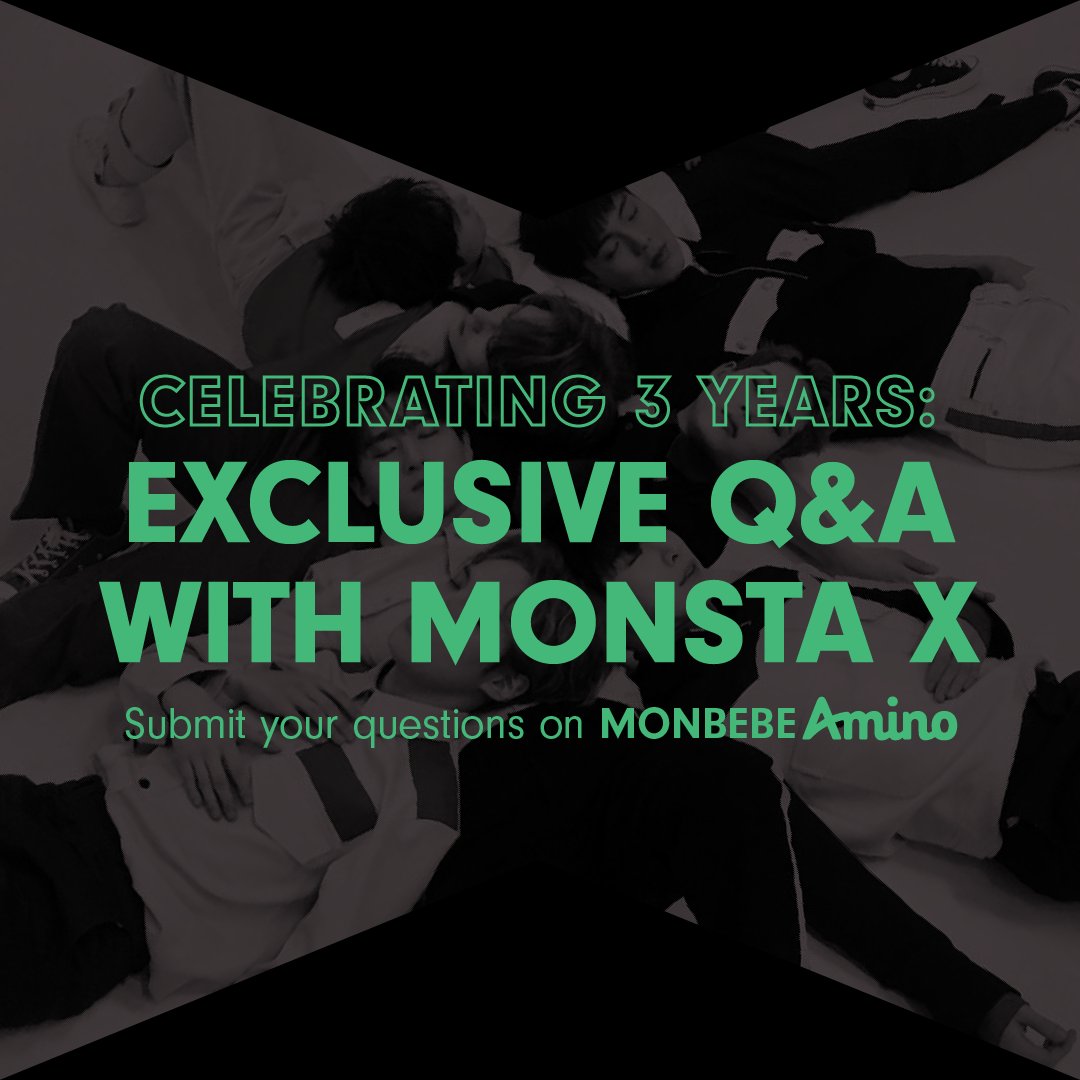AminoApps's tweet image. Monbebe, this is your big chance to ask MONSTA X anything you've ever wanted to know! Submit your questions by 5/16 7pm EST to Monbebe Amino. Details below 👇
aminoapps.com/p/3tkz9b