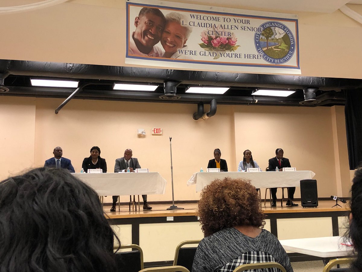 At the L. Claudia Allen Community Center attending  the Town Hall Meeting of Black Elected Officials, great night full of learning and community!