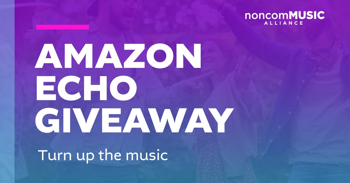noncommusic's tweet photo. Turn up the music – we’re celebrating our launch! And we’re giving away THREE Amazon Echoes to commemorate the occasion. Enter for the chance to win by joining our mailing list ➜ https://t.co/Wnax7PrxKf #noncommusic https://t.co/bZYJKwCgSQ