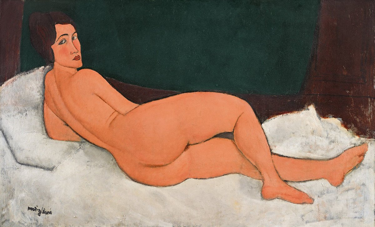 luxury's tweet photo. An Amedeo Modigliani painting of a nude just sold for $157.2 million in New York https://t.co/20dhXxpWPn https://t.co/rigA47ElX7