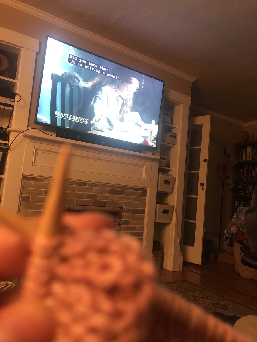 hmryoung's tweet image. Knitting and sepisode two of @masterpiecepbs Little Women! Thank you Passport membership!! #donate #joforever #perfectmonday #itisfinallyworking