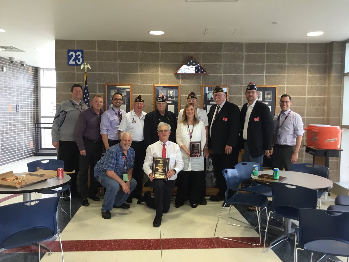 Award from VFW...