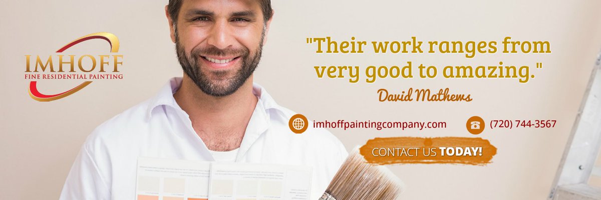 milehighpainter's tweet photo. "Their work ranges from very good to amazing..." David Matthews #imhoffpainting #paintingdenver https://t.co/zTvOHIn8EM