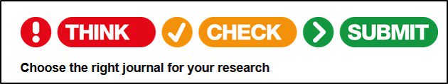 LibraryACU's tweet image. What's your publishing strategy?  Watch this two-minute animation to learn why #thinkchecksubmit can help you find the right journal to publish in. ow.ly/vJAI30dj9vr