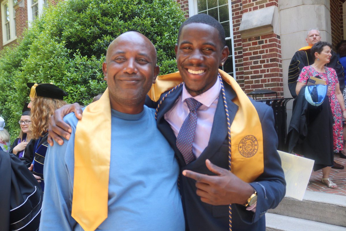 FindMeInTh3Sand's tweet photo. Thank you @WingateUniv for the many blessings and lessons! Forever a dog #OneDog 👨🏿‍🎓🐶 https://t.co/Tm1nfeah4h