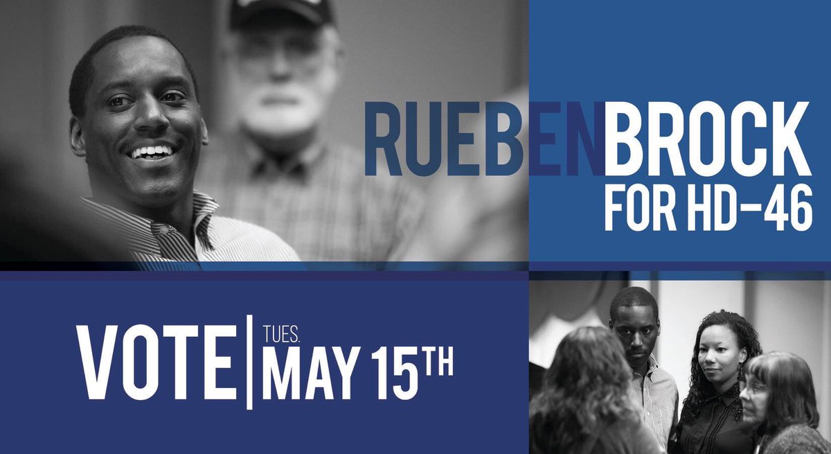 Brock4PA's tweet photo. Tomorrow is the #PAPrimary election. Have you made your plan to vote for Rueben Brock? 

Check out our guide with everything you need to vote tomorrow: https://t.co/dtz7lIhbyd

#Brock4PA #PA46 https://t.co/QFA280bFuM