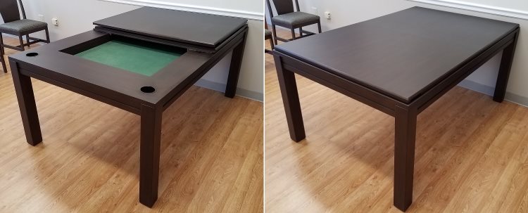 game_tables's tweet photo. All our #gametables come with tops included in the price. This is a functional piece of furniture first and gaming table when you need it! Prices range $899–2599.

#knowingishalfthebattle #gametablesforreallife #tabletop #boardgame #TTRPG

https://t.co/ZhTZswkfXD https://t.co/mIdcAAWWH7