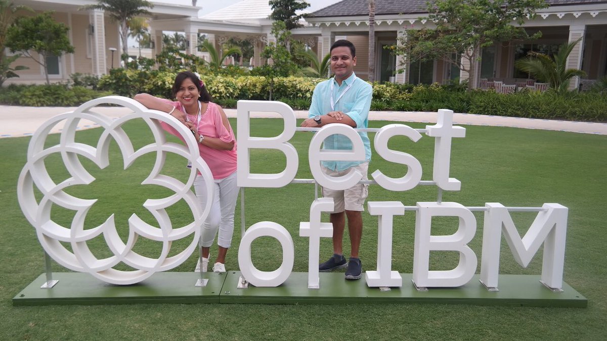 sandeep097's tweet photo. Awarded Best of IBM 2018 at Bahamas - Grand Hyatt Baha Mar and Tete-a-tete with IBM Chairman, President &amp; CEO - Ginni Rometty
#bestofibm2018
#IBM https://t.co/llCjVDPsUE
