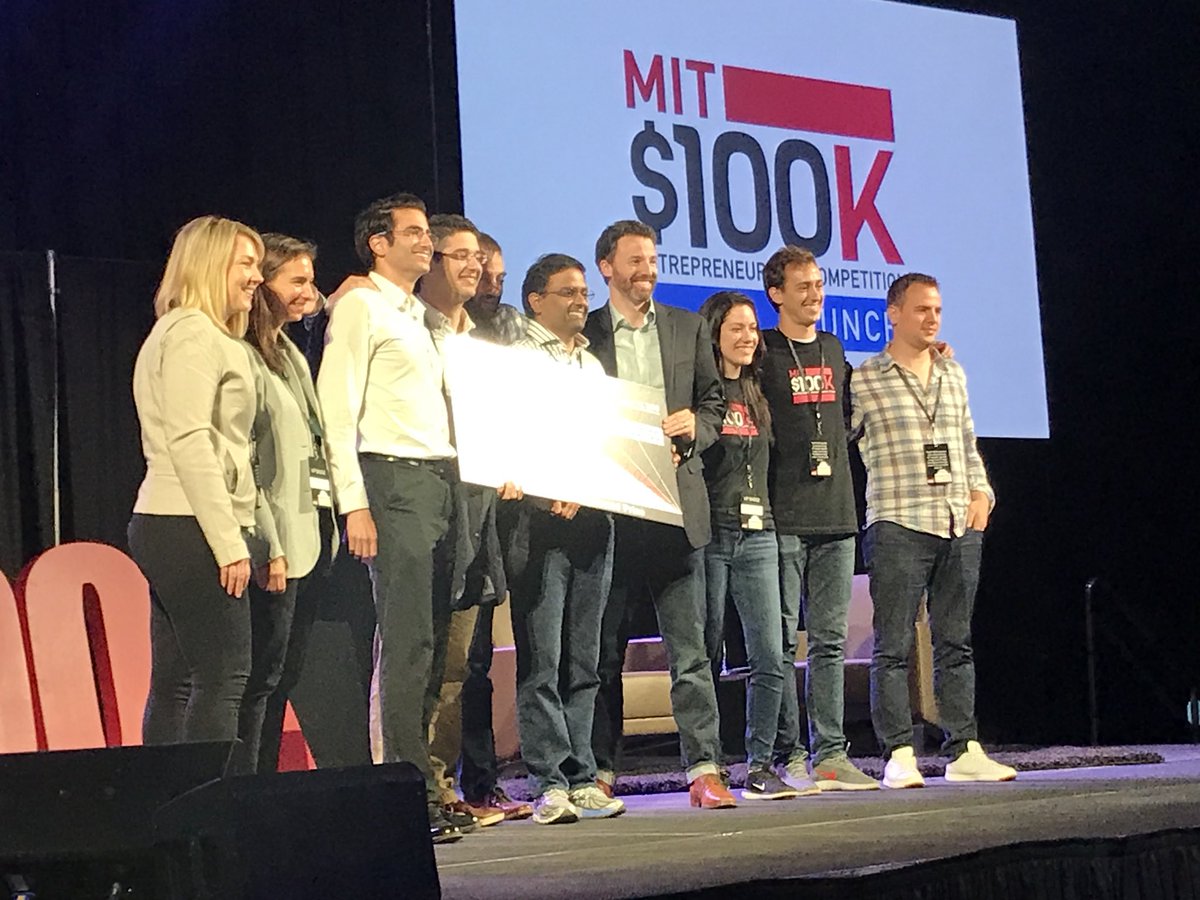 Congrats to Infinite Cooling on wining the MIT$100k 2018 competition! #mit100k #mit