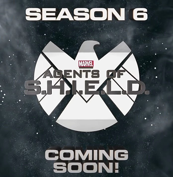 ข่าวดีสำหรับเเฟนซีรีย์ #AgentsofSHEILD ทางออฟฟิเชียล บอกว่า ทางABC Network ประกาศไฟเขียวให้ #AgentsOfSHIELDth Season 6 ได้ไปต่อ เเต่จะมีเเค่13ตอนจากปกติมี22ตอน